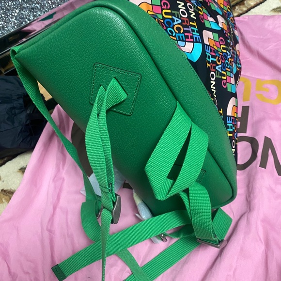 Gucci X The North Face Backpack~ Green - Picture 4 of 7
